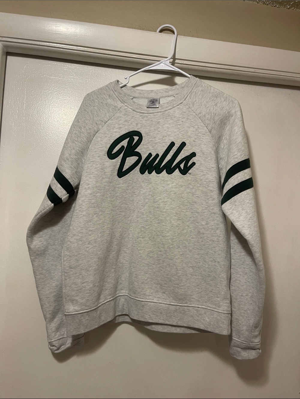 Rivalry Threads Light Gray Crewneck South Florida Bulls sweatshirt